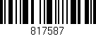 Código de barras (EAN, GTIN, SKU, ISBN): '817587'