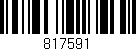 Código de barras (EAN, GTIN, SKU, ISBN): '817591'