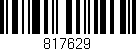 Código de barras (EAN, GTIN, SKU, ISBN): '817629'