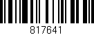 Código de barras (EAN, GTIN, SKU, ISBN): '817641'