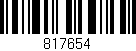 Código de barras (EAN, GTIN, SKU, ISBN): '817654'
