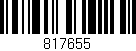 Código de barras (EAN, GTIN, SKU, ISBN): '817655'