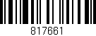 Código de barras (EAN, GTIN, SKU, ISBN): '817661'