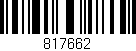 Código de barras (EAN, GTIN, SKU, ISBN): '817662'