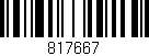 Código de barras (EAN, GTIN, SKU, ISBN): '817667'