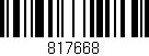 Código de barras (EAN, GTIN, SKU, ISBN): '817668'