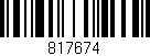 Código de barras (EAN, GTIN, SKU, ISBN): '817674'
