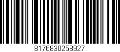 Código de barras (EAN, GTIN, SKU, ISBN): '8176830258927'