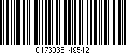 Código de barras (EAN, GTIN, SKU, ISBN): '8176865149542'