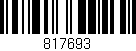 Código de barras (EAN, GTIN, SKU, ISBN): '817693'