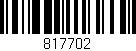 Código de barras (EAN, GTIN, SKU, ISBN): '817702'