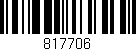 Código de barras (EAN, GTIN, SKU, ISBN): '817706'