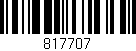 Código de barras (EAN, GTIN, SKU, ISBN): '817707'