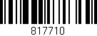Código de barras (EAN, GTIN, SKU, ISBN): '817710'
