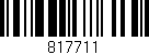 Código de barras (EAN, GTIN, SKU, ISBN): '817711'