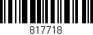 Código de barras (EAN, GTIN, SKU, ISBN): '817718'