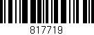 Código de barras (EAN, GTIN, SKU, ISBN): '817719'
