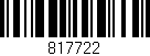 Código de barras (EAN, GTIN, SKU, ISBN): '817722'