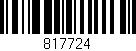 Código de barras (EAN, GTIN, SKU, ISBN): '817724'