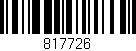 Código de barras (EAN, GTIN, SKU, ISBN): '817726'