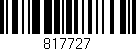 Código de barras (EAN, GTIN, SKU, ISBN): '817727'