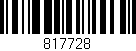 Código de barras (EAN, GTIN, SKU, ISBN): '817728'