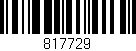 Código de barras (EAN, GTIN, SKU, ISBN): '817729'