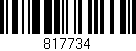 Código de barras (EAN, GTIN, SKU, ISBN): '817734'