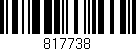 Código de barras (EAN, GTIN, SKU, ISBN): '817738'