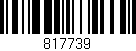Código de barras (EAN, GTIN, SKU, ISBN): '817739'