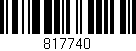 Código de barras (EAN, GTIN, SKU, ISBN): '817740'