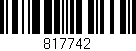 Código de barras (EAN, GTIN, SKU, ISBN): '817742'