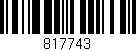 Código de barras (EAN, GTIN, SKU, ISBN): '817743'