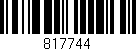 Código de barras (EAN, GTIN, SKU, ISBN): '817744'