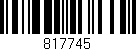 Código de barras (EAN, GTIN, SKU, ISBN): '817745'