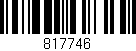 Código de barras (EAN, GTIN, SKU, ISBN): '817746'