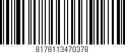Código de barras (EAN, GTIN, SKU, ISBN): '8178113470378'