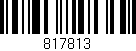 Código de barras (EAN, GTIN, SKU, ISBN): '817813'