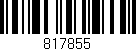 Código de barras (EAN, GTIN, SKU, ISBN): '817855'