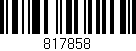 Código de barras (EAN, GTIN, SKU, ISBN): '817858'