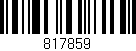 Código de barras (EAN, GTIN, SKU, ISBN): '817859'