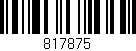 Código de barras (EAN, GTIN, SKU, ISBN): '817875'