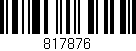 Código de barras (EAN, GTIN, SKU, ISBN): '817876'