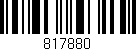Código de barras (EAN, GTIN, SKU, ISBN): '817880'