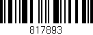 Código de barras (EAN, GTIN, SKU, ISBN): '817893'
