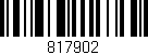 Código de barras (EAN, GTIN, SKU, ISBN): '817902'