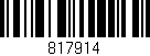 Código de barras (EAN, GTIN, SKU, ISBN): '817914'