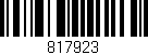 Código de barras (EAN, GTIN, SKU, ISBN): '817923'