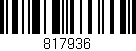 Código de barras (EAN, GTIN, SKU, ISBN): '817936'