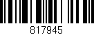 Código de barras (EAN, GTIN, SKU, ISBN): '817945'